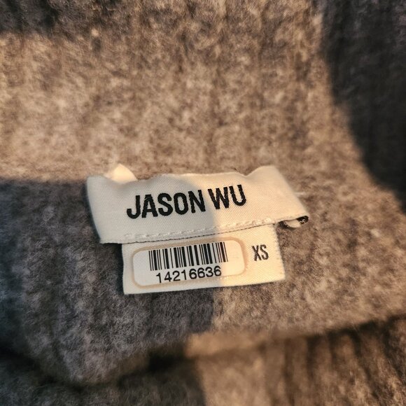 Jason Wu Womens Gray Wool Turtleneck Sweater XS - Picture 3 of 9